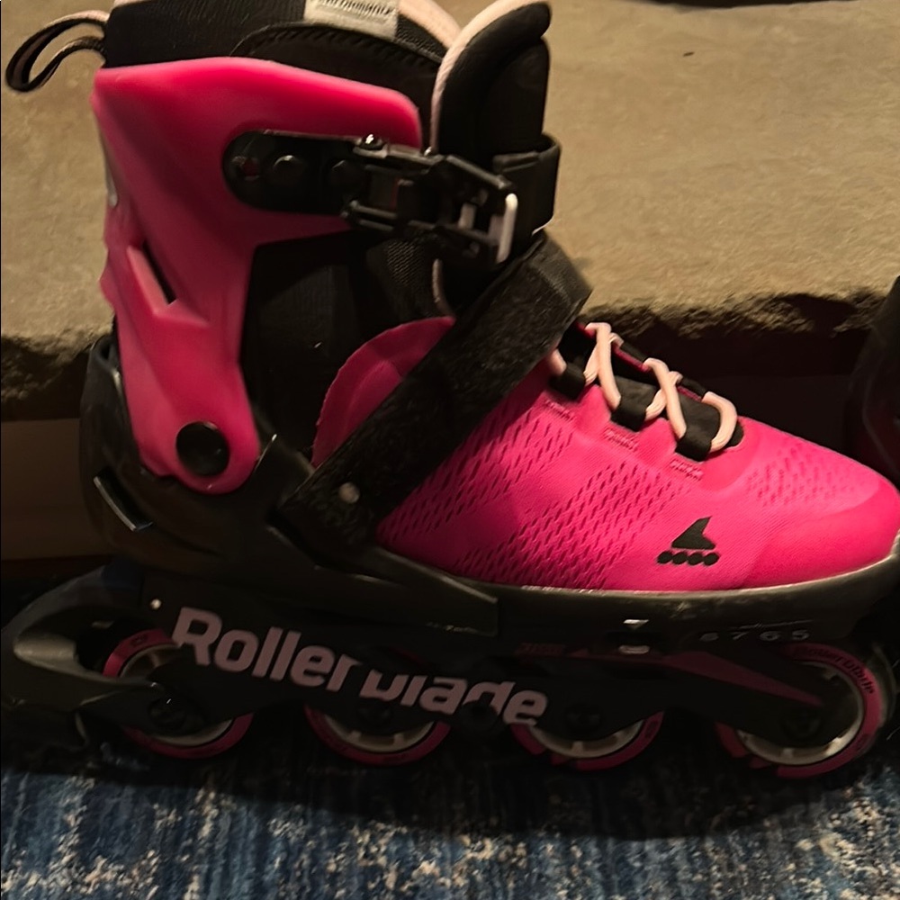 Rollerblade Pink and Black Inline Skates